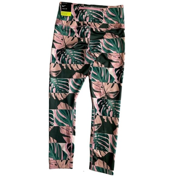 Nike Size Small Women's DRI-FIT Fast Runway Print Crop Running Tights N… - Picture 5 of 11